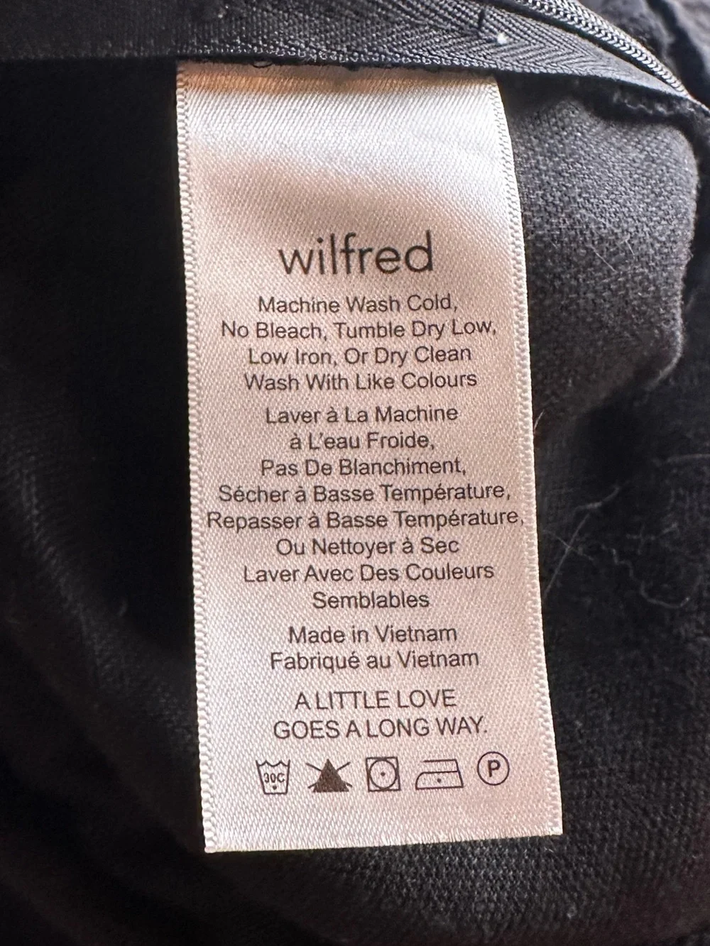 Aritzia Wilfred Brax Jumpsuit Black Size 8 Crop Linen Wrap Vacation Party Cutout